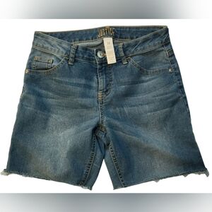 Justice Denim Cut-off Shorts Size 14